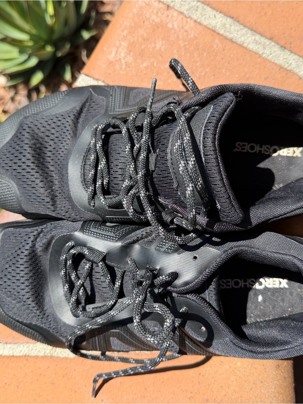 XeroShoes Men’s Black Lightweight Athletic Sneakers